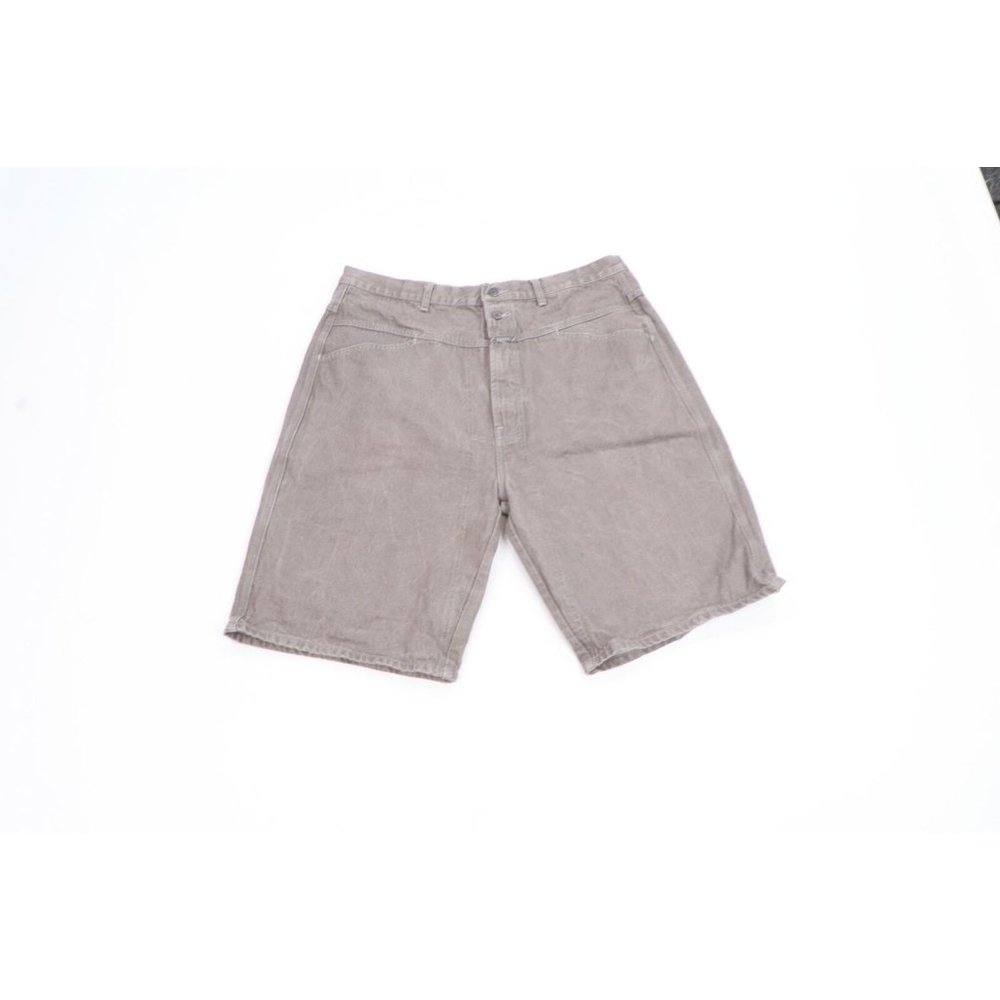 Vintage 90s Marithe Francois Girbaud Mens 40 Spell Out Distressed Denim Shorts